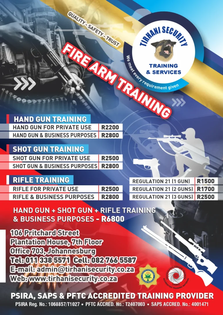 https://tirhanisecurity.co.za/FIREARM TRAINING