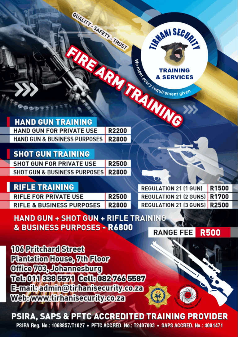 https://tirhanisecurity.co.za/FIREARM TRAINING
